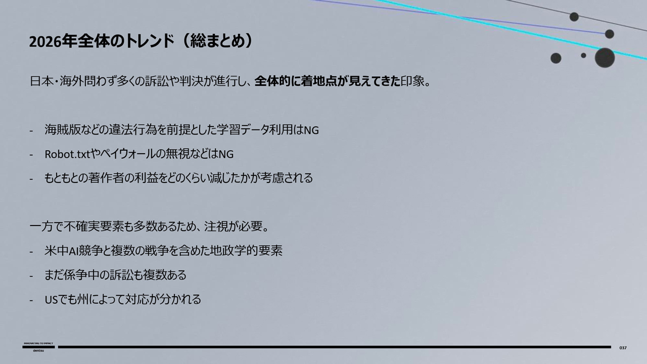2026年全体のトレンド(総まとめ)